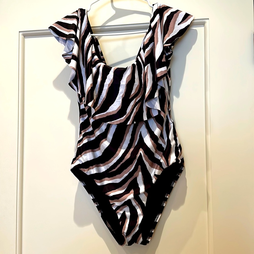 Trina Turk animal print swim suit
